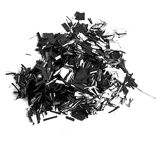 DD Composite Carbon Fasern Forged Carbon 15mm fibre flakes Chopped Carbon Fiber geschnittene Carbonfaser einzigartige Optik besonderes Design, Gewicht:100g