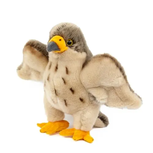 Teddys Rothenburg Plüschfalke 27 cm - Kuscheltier aus weichem Plüsch, maschinenwaschbar bis 30°C, perfekt für kleine Tierfreunde und Sammler.