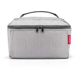 REISENTHEL® Beautycase Kulturtasche - Reisetaschen, stilvolle Herringbone Grey Farbe, ideal für die Organisation von Kosmetik und Pflegeprodukten auf Reisen.