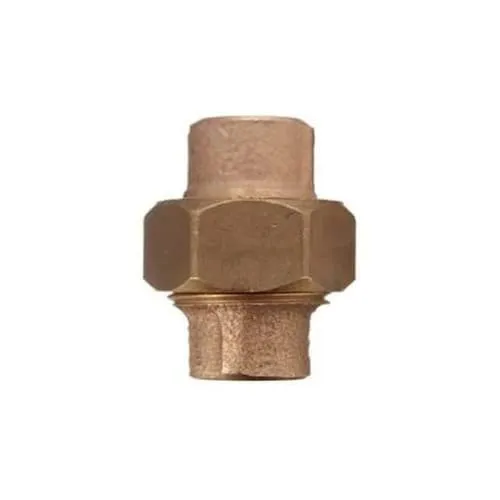 Cornat Löt-Verschraubung, 2 Muffen, konisch dichtend, A 15 mm, 1 Stück, rotguss, T534015