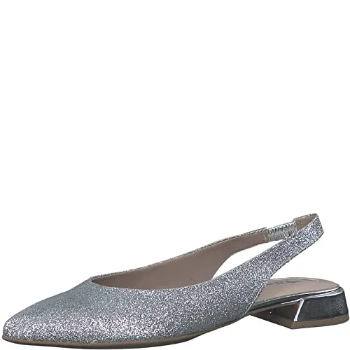 Tamaris Damen Sandaletten mit TOUCHit-Fußbett in silber von Tamaris