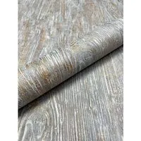 Newroom Vliestapete Grau Holz in grau von Newroom