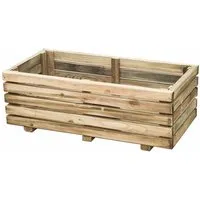 SIENA GARDEN Ella Pflanzkasten - Garten-Zubehör, 80x40x28cm, kesseldruckimprägniert für langlebige Nutzung und optimalen Pflanzschutz.