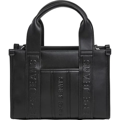 Pepe Jeans Damen Zadie Marrel Tasche, Schwarz (Black)