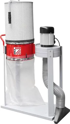 Holzmann Absauganlage ABS1500FF 400V - Hochleistungs-Absauganlage für Laubgeräte mit 1500 m³/h Absaugleistung, ideal für professionelle Anwendungen. Inklusive Kartuschenfilter und mobiler Wagenkonstruktion für maximale Flexibilität.
