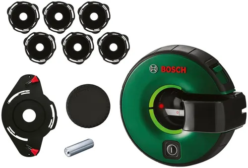 Bosch Home and Garden Atino-Set Linienlaser 1.7m - Praktischer Linienlaser für präzises Ausrichten und Messen, ideal für Bilder, Regale und Fernseher. Inklusive integriertem Maßband und vielseitigen Befestigungsmöglichkeiten.