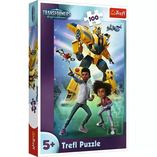 Trefl 16457 Transformers Kinderpuzzle - 300 Teile, 600 x 400 mm, regt die Kreativität an und fördert Konzentration und Geduld