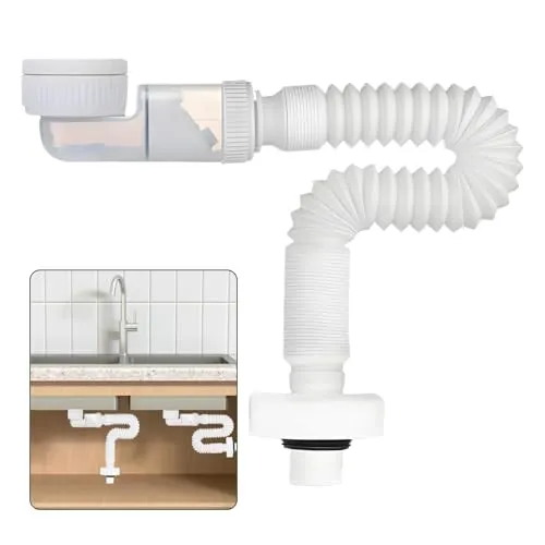 SI SEN Waschbecken Siphon Abflussrohr-G1 1/4