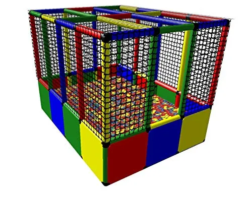 move and stic Karl Ballcenter mit Boden ohne Bälle Kugelbad Bällebad Baby Bällepool Bälle Bad Ballbad für Kinder