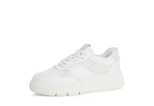 Tamaris 23771 White Comb GR42 - Bequeme Damen-Sneaker - Damen-Sneaker mit anatomisch geformtem Fußbett und flexibler Laufsohle, ideal für sportliche Aktivitäten und den modernen Look.