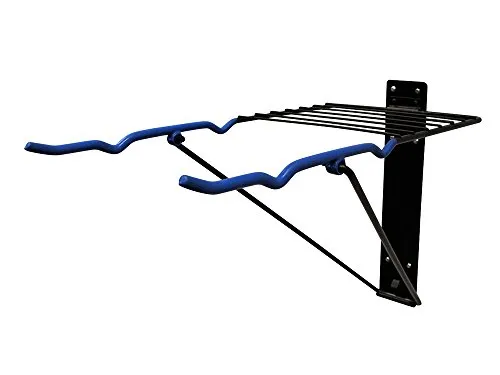 EUFAB 16403 Fahrrad Wandhalter mit Ablagegitter