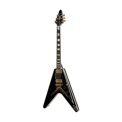 Gibson Flying V Custom Ebony E Gitarre