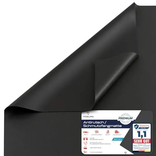 TRIBURG Universal Antirutsch Schmutzmatte 60x90 cm Wasserdicht und Zuschneidbar - Kofferraummatte - Antirutschmatte Auto - Antirutschmatte Schubladen - Kofferraum Schutzmatte