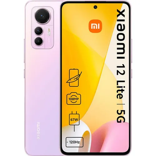 Xiaomi 12 Lite (128 GB, Lite Pink, 6.55