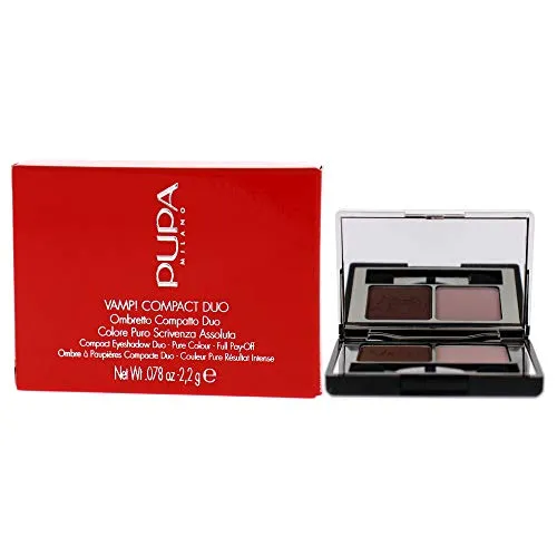 Pupa Milano Pupa Vamp! Compact Duo Soft Mauve (11076) - Premium Lidschatten-Duo in sanften Mauvetönen, ideal für ein elegantes Augen-Make-up und langanhaltende Farbintensität.