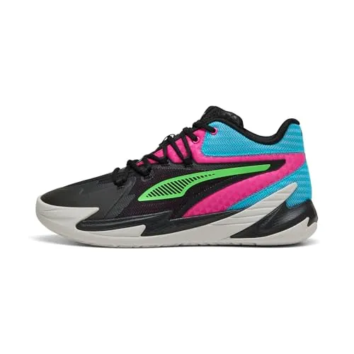 Puma Hallen-Indoorschuhe Dagger - Basketballschuhe für Herren, Größe 44,5 - Badmintonschuhe Herren mit PROFOAM Zwischensohle für leichten Rebound und PUMA BITE Innensohle für optimale Traktion. Ideal für dominierende Auftritte auf dem Court!