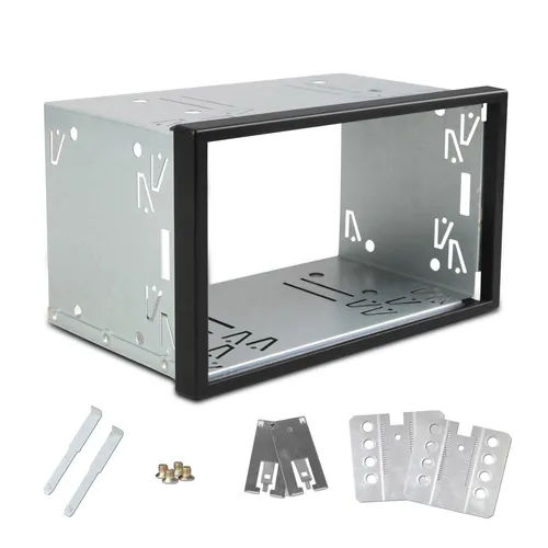 DIN Doppel Din Metall Rahmen Einbauschacht Radioblende Einbaurahmen Autoradio 2