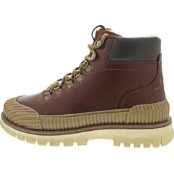 GANT Stiefelette Leder – Damen Schnürstiefelette in Braun (Cognac) - Wanderschuhe mit integriertem Warmfutter für angenehmes Fußklima und Kälteschutz. Individuell anpassbare Schnürung und profilierte Laufsohle für optimalen Halt – ideal für Alltag und Freizeit.