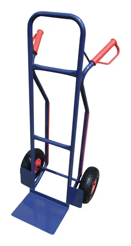 Stahlrohrkarre 200 kg mit Luftbereifung - Transportkarre mit einer Tragfähigkeit von 200 kg, ideal für den einfachen Transport von schweren Lasten und dank Luftbereifung besonders geländegängig.