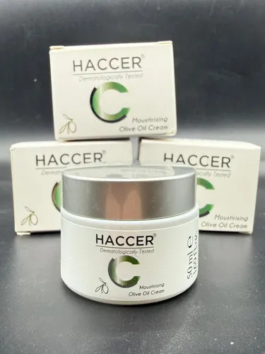 Haccer Olive Oil Cream Dermatologically Tested mit Olivenöl - 50ml
