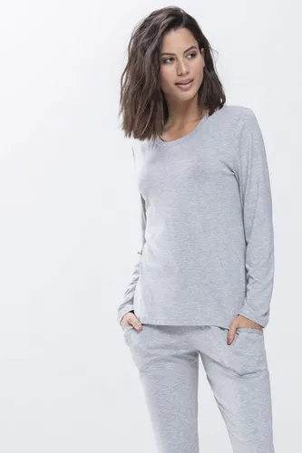 Mey Pyjamaoberteil Damen Serie Sleepy & Easy Uni (1-tlg)