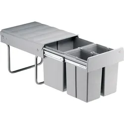 Produktbild Trenta 6 Abfallsammler für Drehtüren, alu grau