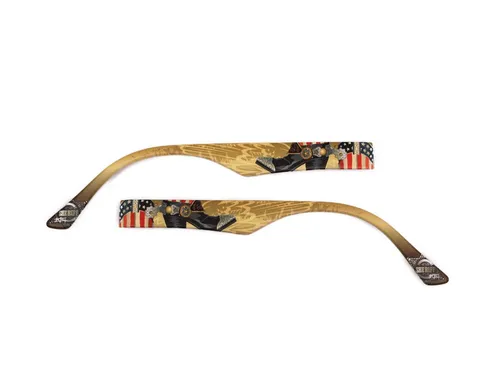 Eye Max Wechselbügel 5598.01 - Western Fashion - Stylische Wechselbügel für Brillen im Western Fashion Design. Hergestellt aus leichtem Grilamid TR 90, bieten sie eine perfekte Passform und sind 135mm lang.