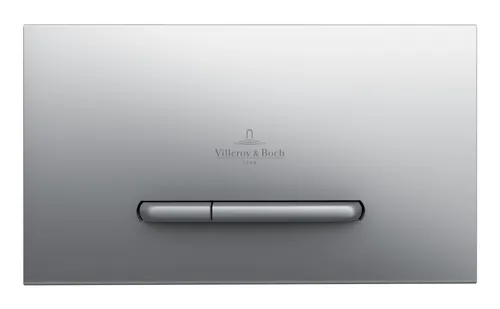 Villeroy & Boch Viconnect Betätigungsplatte 300S - Sanitärinstallation, aus hochwertigem Kunststoff und mit edelmattem Chrom-Finish für eine stilvolle Badezimmergestaltung.