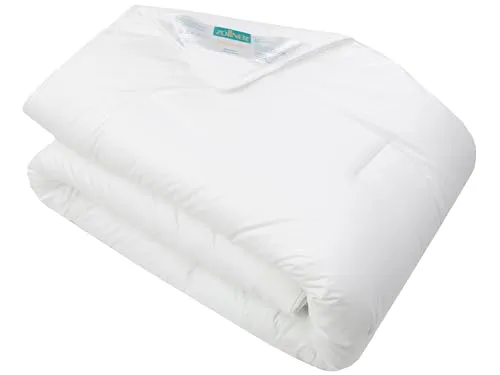 ZOLLNER Microfaserbettdecke 135 x 200 cm - Hochwertige Bettdecke aus 100% Polyester mit einem Füllgewicht von ca. 1300 g für kuschelige Wärme. Waschbar bis 60°C, ideal für Schlafzimmer und Gästezimmer.