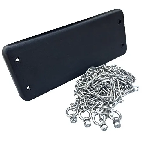 Schaukelsitz aus Gummi mit Edelstahlkette 3,0m - Robuster Schaukelsitz aus Gummi mit einer langlebigen Edelstahlkette, ideal für den Garten oder Spielplatz. Erhältlich in 2,50m oder 3,00m Kettenlänge für optimalen Spielspaß.