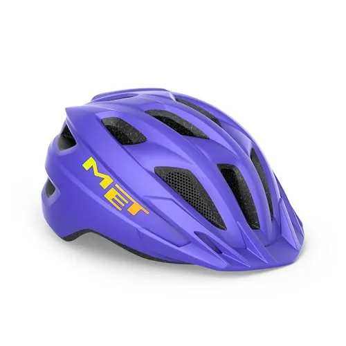MET Crackerjack Fahrradhelm, Lila, Größe UN 52-57 cm