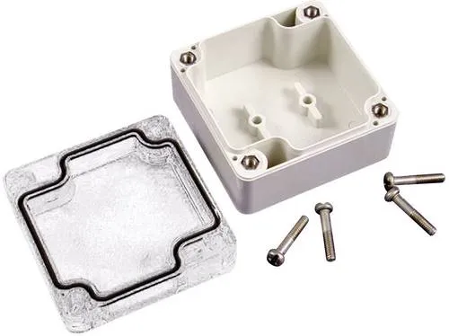 Produktbild Hammond Electronics 1554B2GYCL Universal-Gehäuse 65 x 65 x 40 ABS Lichtgrau (RAL 7035) 1St.
