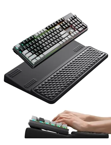 VAYDEER Tastaturständer mit Handgelenkauflage, Schwarz von VAYDEER