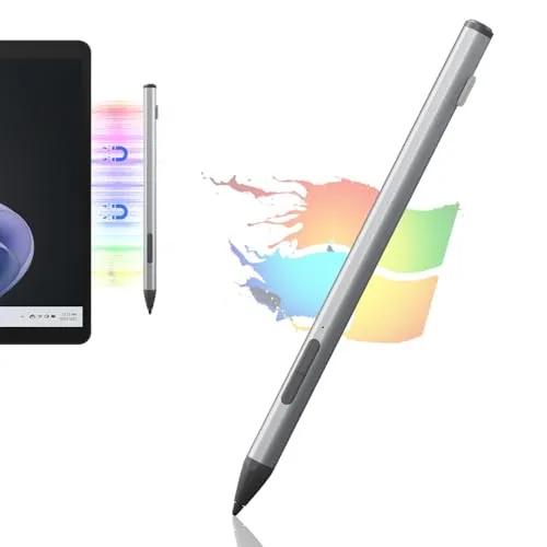 Surface Pen Stift für Microsoft Surface Pro 11/10/9/8/X/7+/7/6/5/4/3/Surface 3, Surface Go/Surface Laptop/Studio/Book, Microsoft Surface Stift mit 4096 Druckstufen, Radiergummi-Taste, Palm Rejection