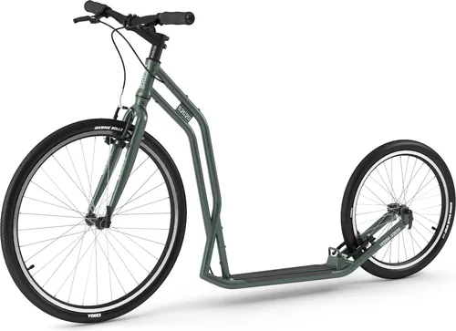 Yedoo S2620 Tretroller - Big Wheel Scooter für Erwachsene - Roller für Erwachsene mit stabilem Stahlrahmen und hoher Tragfähigkeit von 130 kg. Ideal für jedes Gelände, ausgestattet mit großen Luftreifen für optimalen Fahrkomfort und Sicherheit.