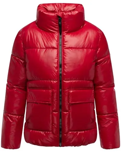 NAVAHOO Eispracht 14 Damenjacke, rot - Funktionsjacken, elegante und wärmende Steppjacke mit wasserabweisendem Material, ideal für kalte Wintertage und Citytrips.