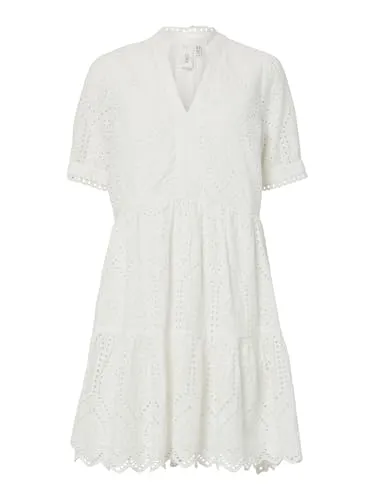 YAS Damen Yasholi Dress S. Noos Kleid, Star White, XS EU von YAS