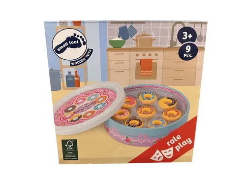 Small foot Donuts | Holzspielzeug Spielzeug Kinder Essen aus Holz | NEU OVP