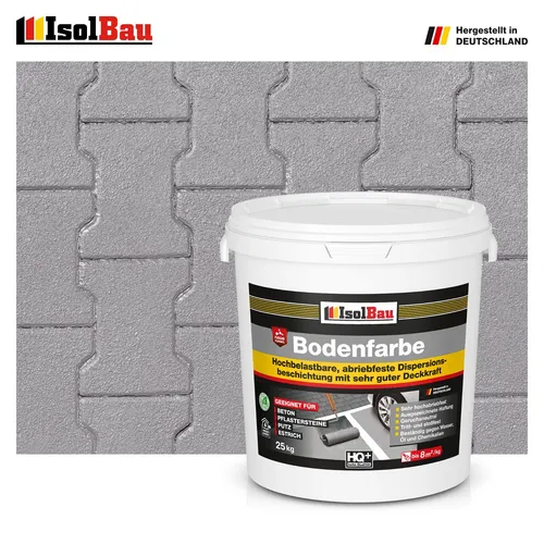 Bodenfarbe Betonfarbe Betongrau 25 kg Bodenbeschichtung Fußbodenfarbe RAL Farbe