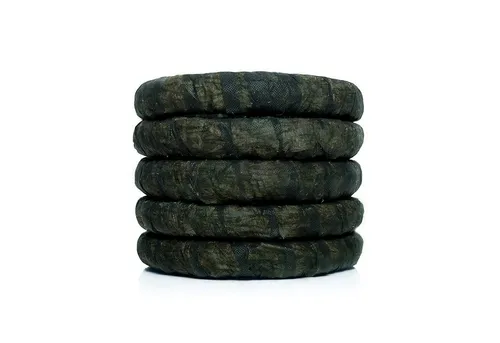 DekoPrinz® Bastelkranz Vlies Strohkranz / Strohrömer Rohling, Ø25 cm, 4 cm Stärke