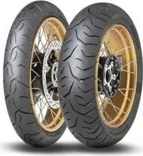 DUNLOP TRAILMAX MERIDIAN - Motorradreifen für Adventure- und Tourenmotorräder, bietet außergewöhnliche Leistung, lange Haltbarkeit und hervorragenden Grip auf nassen und trockenen Fahrbahnen.