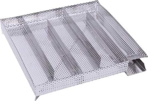 BBQ-Toro Kaltraucherzeuger aus Edelstahl - 5 Kammern für bis zu 16 Stunden Räuchergenuss - Sonstiges Grillzubehör, ideal für das schonende Kalträuchern von Fisch, Fleisch und mehr mit präziser Temperaturkontrolle und langlebigem V2A Edelstahl.