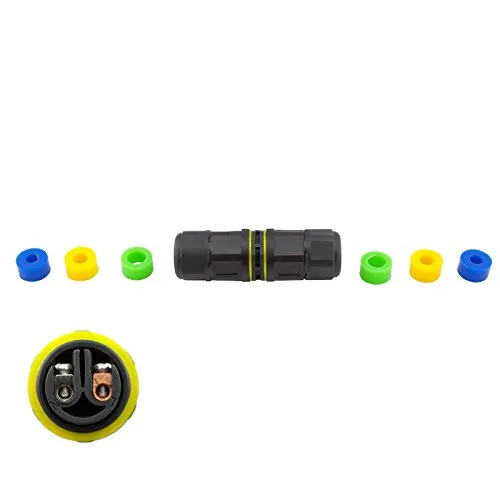 Dosenmuffe/Kabelverbinder/Kabelverlängerung IP68 2-polig für 230V wasserdicht, gerade