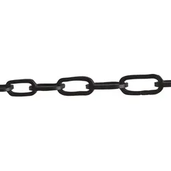 Schake Vierkantkette Stahl Verzinkt Schwarz in schwarz von Schake