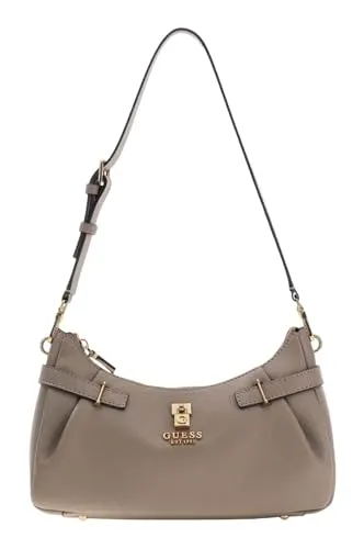 GUESS Schultertasche Yesba - Elegante GUESS Schultertasche in Dark Taupe, ideal für jeden Anlass. Mit verstellbarem Henkel und geräumigem Hauptfach bietet sie stilvollen Komfort für Ihren Alltag.