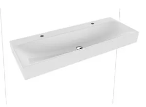 Doppelwaschtisch „Silenio“ 120 × 46 cm von KALDEWEI