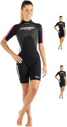 Cressi MED X Lady Shorty Wetsuit Black/PINK 2.5mm S/2 von Cressi