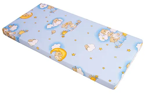 Best For Kids - Klappbare Kindermatratze 60x120 für Kinderbett - Matratzen für Babybetten, schadstofffrei und allergikerfreundlich für besten Schlafkomfort und Hygiene.