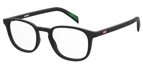 LEVIS LV 5069 003 MATTE BLACK Herren Brillen - Herren Brillenfassung im klassischen Rahmen, stilvolles matte Schwarz für einen modernen Look und optimalen Tragekomfort.