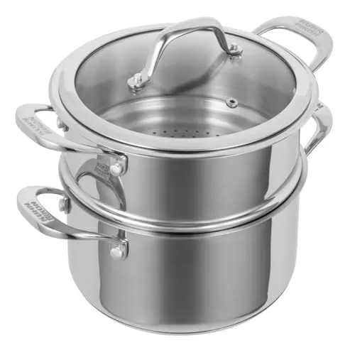 Kuhn Rikon Allround Edelstahl Dampfgarer Set 2,3L 18 cm in silber von Kuhn Rikon